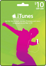 $10 iTunes Gift Card