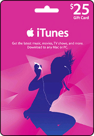 $25 iTunes Gift Card